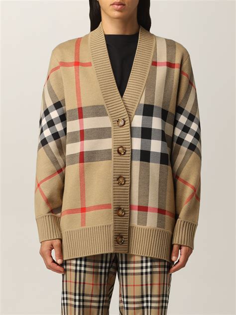 long sleeve burberry cardigan|burberry cardigan women.